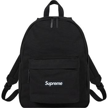 Bolsas Supreme Lona Backpack Negras | CO425VD
