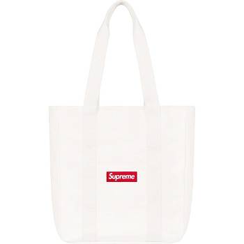 Bolsas Supreme Lona Tote Blancas | CO423XF