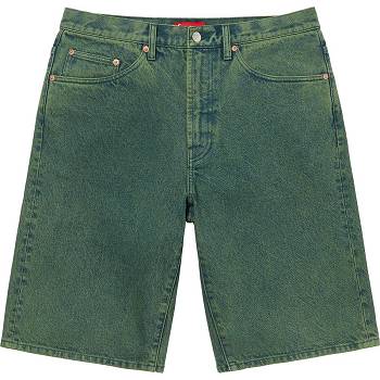Pantalones Cortos Supreme Baggy Denim Verde | CO233DN