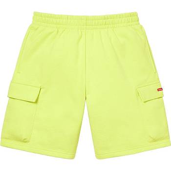 Pantalones Cortos Supreme Small Box Baggy Cargo Sweat Verde Menta | CO221QZ