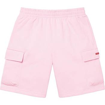 Pantalones Cortos Supreme Small Box Baggy Cargo Sweat Rosas | CO224RW