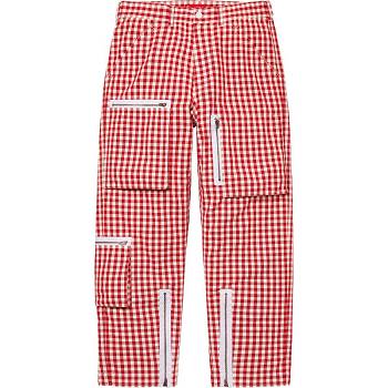 Pantalones Supreme Gingham Flight Pant Rojas | CO198RW