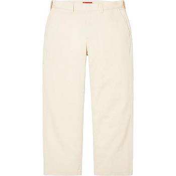 Pantalones Supreme Trabajo Pant Blancas | CO169QZ