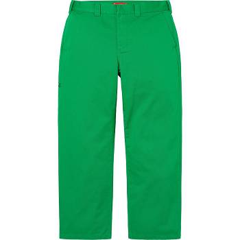 Pantalones Supreme Trabajo Pant Verde | CO173TV
