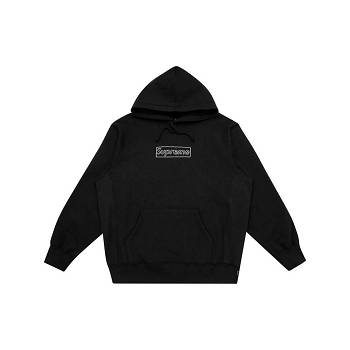 Sudadera Con Capucha Supreme Kaws Chalk Logo Negras | CO113VD
