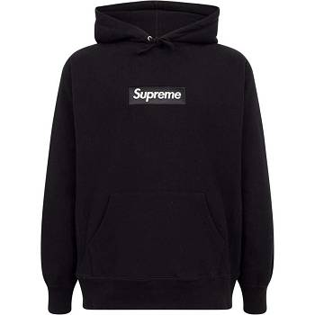 Sudadera Con Capucha Supreme White Logo Negras | CO130FM